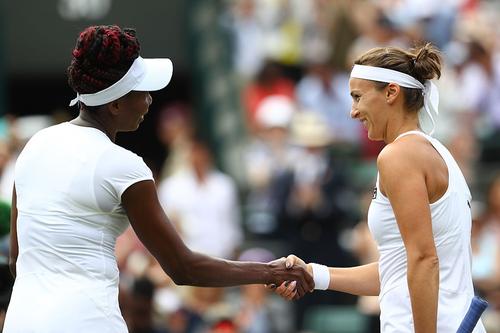 Shvedova și Venus Williams