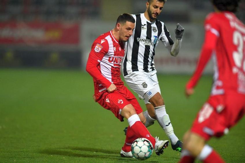 Astra a câștigat ultimul meci direct cu Dinamo, 2-0 la Giurgiu