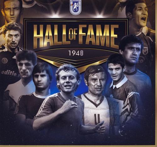 FC Universitatea Craiova 1948, echipa patronată de Adrian Mititelu, a dezvăluit primele personalități marcante din istoria clubului, ele fiind incluse în „Hall of Fame-ul” clubului. foto: FCU Craiova 1948