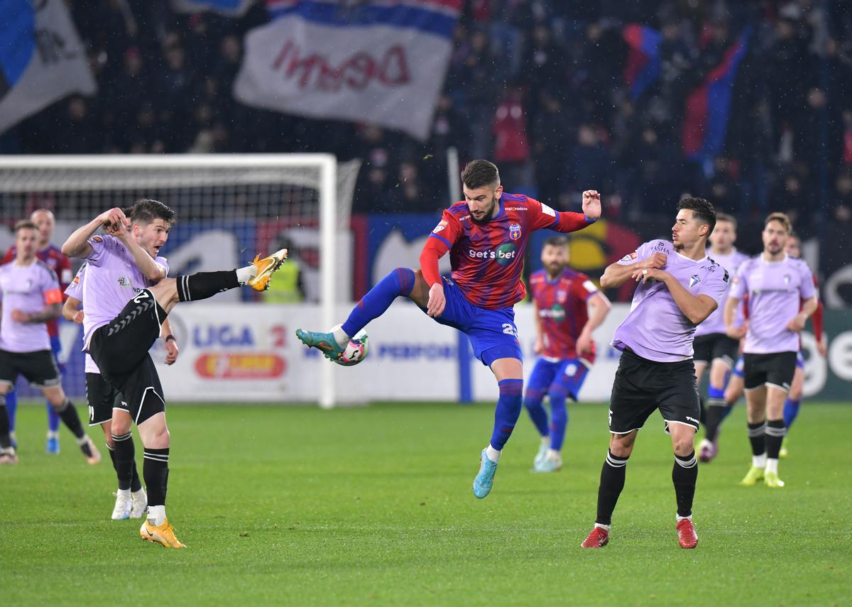 CSA Steaua - Unirea Dej, etapa 1 din play-off-ul Ligii 2