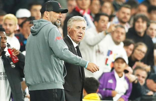 Jurgen Klopp și Carlo Ancelotti, discuție la marginea terenului despre Manchester City și Guardiola: „Ăsta nu e fotbal!”