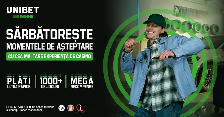 U & Unibet: distrează-te în momentele de așteptare și bucură-te de recompense extra în Casino Club!