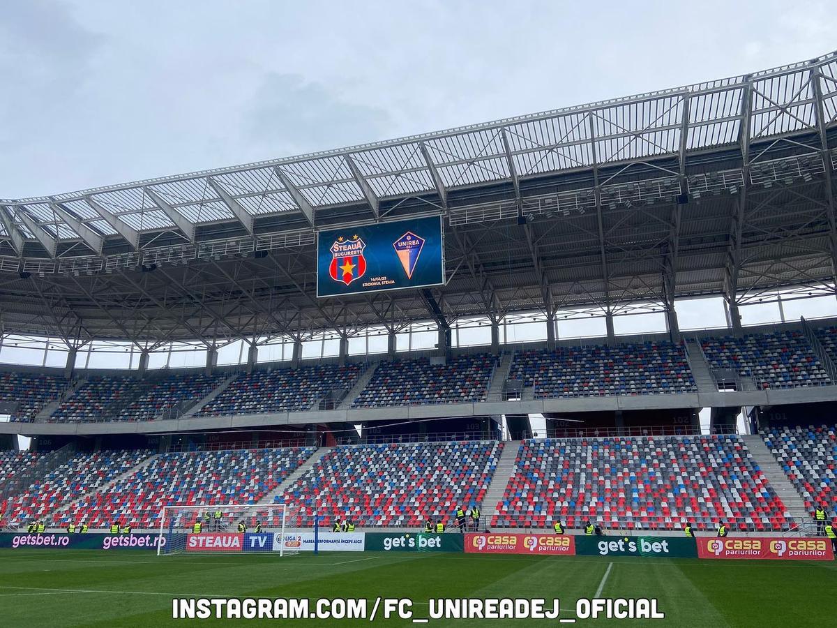 Unirea Dej, în Ghencea, înaintea meciului cu Steaua