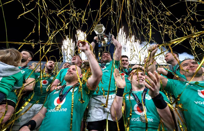 Irlanda e din nou camioană în Six Nations și păstrează astfel trofeul cucerit anul trecut. Foto: Imago