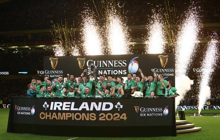 Irlanda e din nou camioană în Six Nations și păstrează astfel trofeul cucerit anul trecut. Foto: Imago