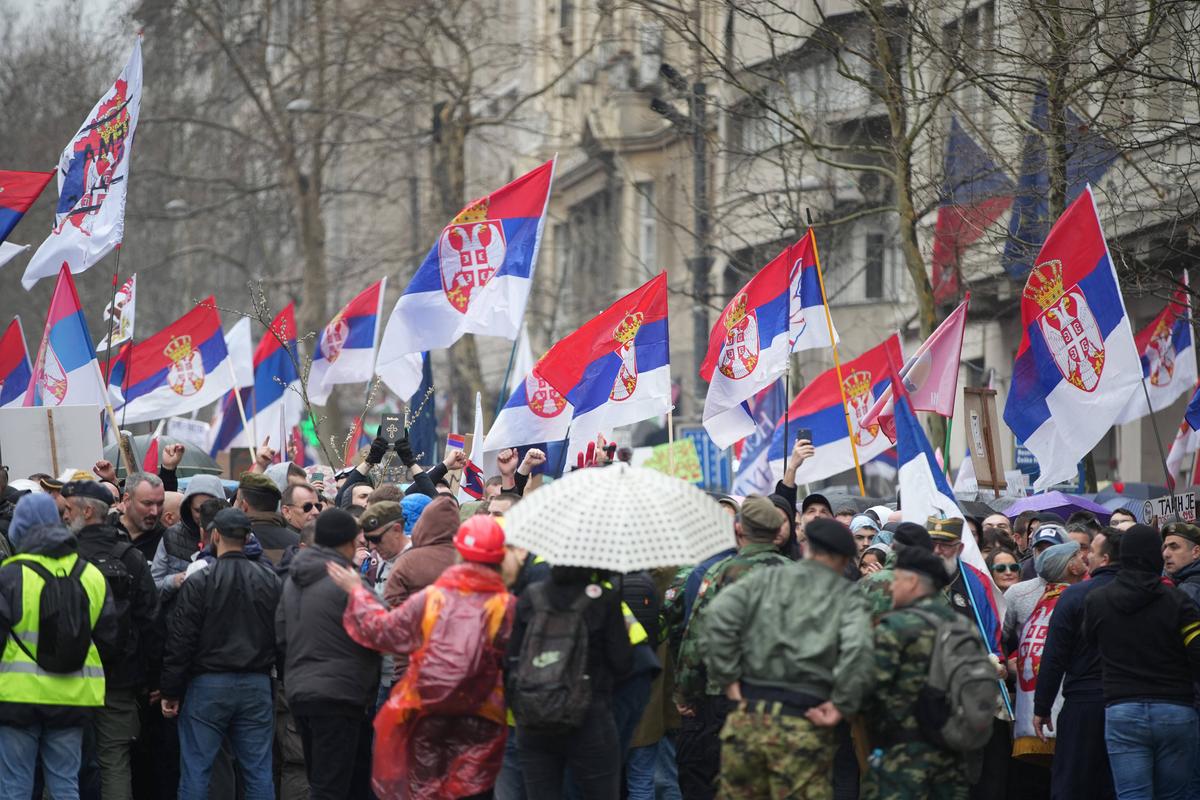 Protest în Serbia, 15 martie 2025