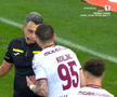 Rapid a cerut penalty în prima repriză a derby-ului cu FCSB, foto: captură Prima Sport