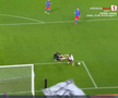 Rapid a cerut penalty în prima repriză a derby-ului cu FCSB, foto: captură Prima Sport