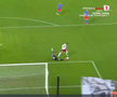 Rapid a cerut penalty în prima repriză a derby-ului cu FCSB, foto: captură Prima Sport