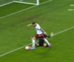Rapid a cerut penalty în prima repriză a derby-ului cu FCSB, foto: captură Prima Sport