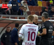 Rapid a cerut penalty în prima repriză a derby-ului cu FCSB, foto: captură Prima Sport