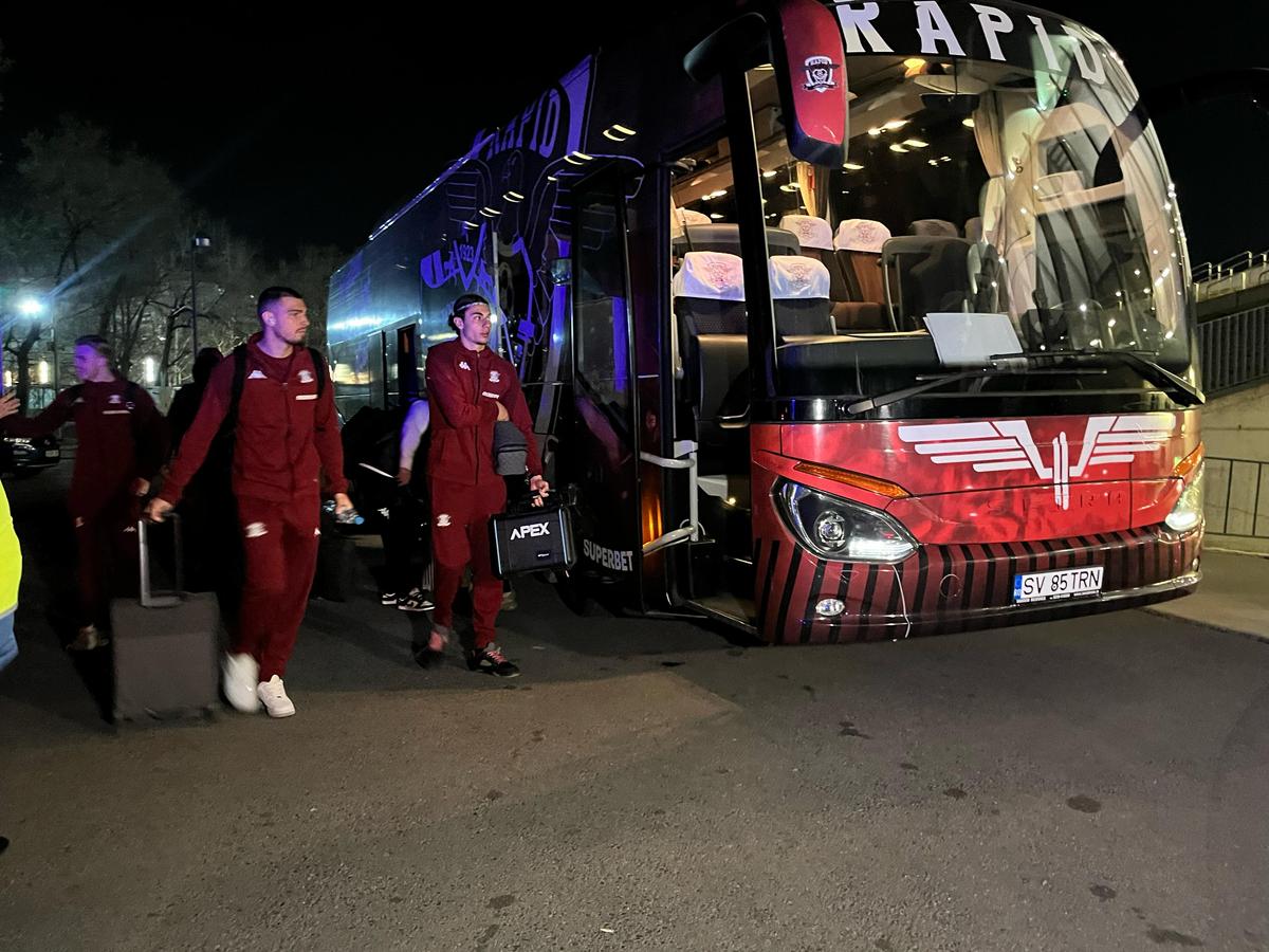 FCSB - Rapid, imagini dinaintea meciului