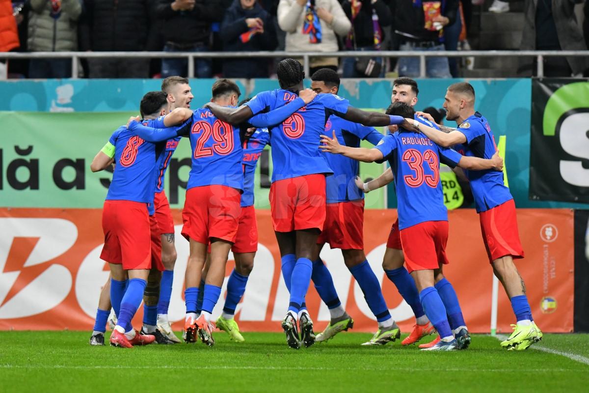 FCSB - Rapid, în etapa 1 din play-off 2024-2025: imagini din meci