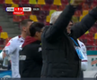 Rapid a cerut penalty în prima repriză a derby-ului cu FCSB, foto: captură Prima Sport
