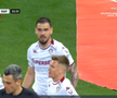 Rapid a cerut penalty în prima repriză a derby-ului cu FCSB, foto: captură Prima Sport