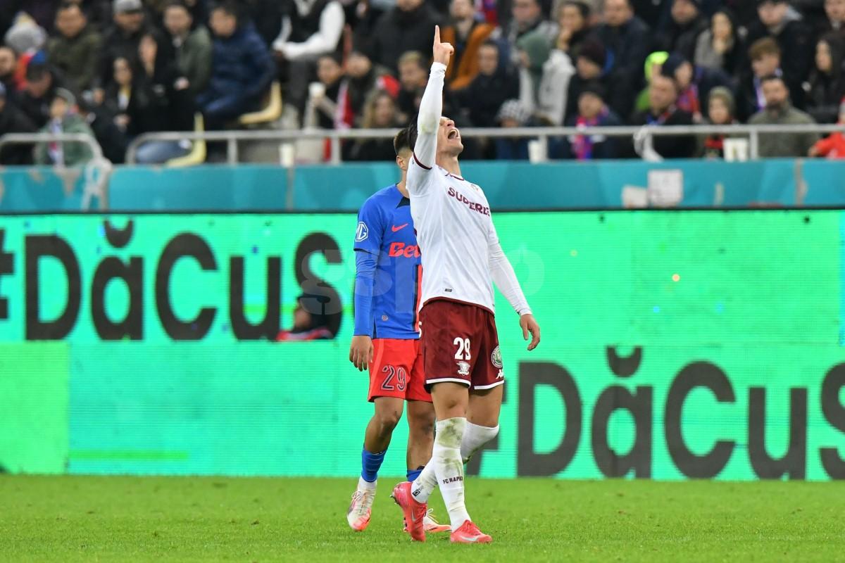 FCSB - Rapid, în etapa 1 din play-off 2024-2025: imagini din meci
