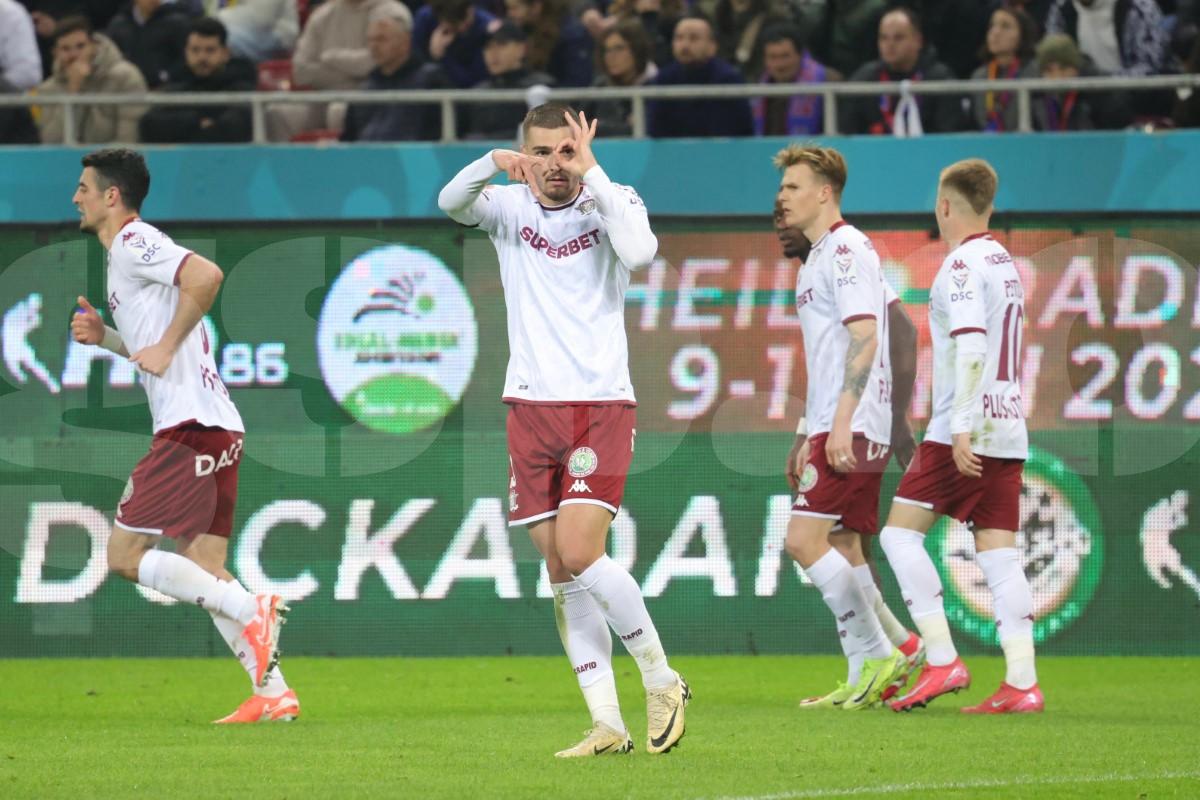 Anunțul-surpriză făcut de Gigi Becali! Fotbalistul Rapidului a fost propus la FCSB de tatăl lui: „L-am blocat”