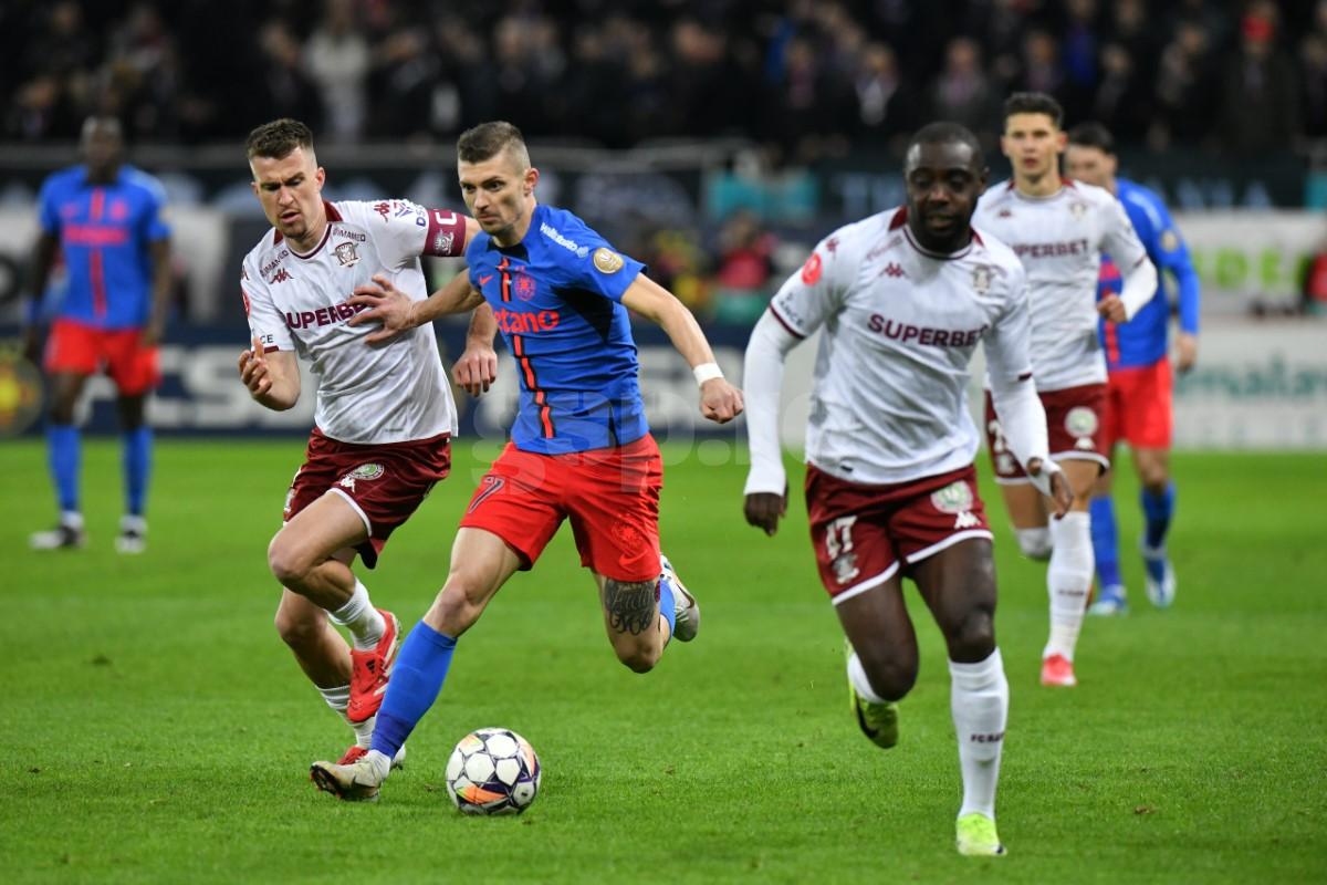FCSB - Rapid, în etapa 1 din play-off 2024-2025: imagini din meci