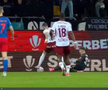 Rapid a cerut penalty în prima repriză a derby-ului cu FCSB, foto: captură Prima Sport