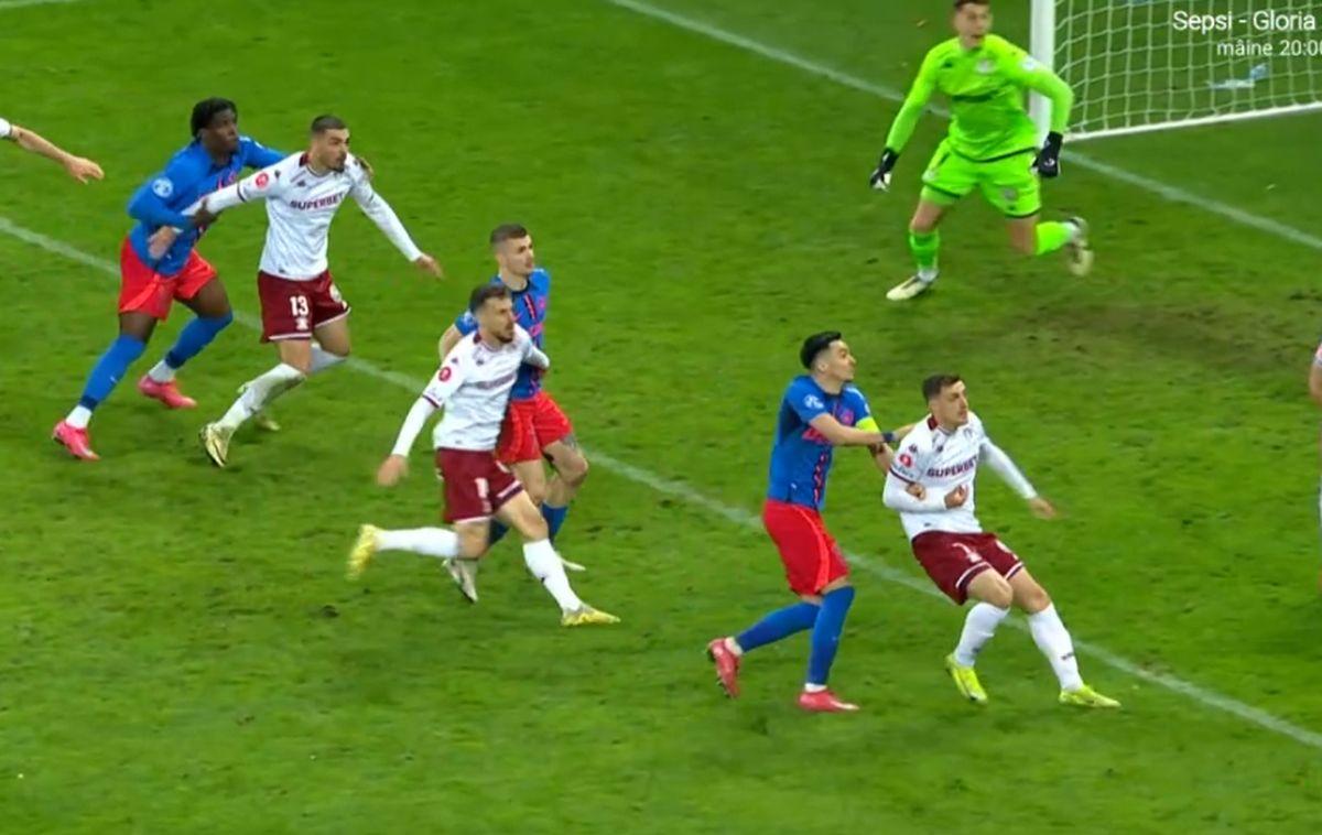 Franz Stolz, gafă în FCSB - Rapid