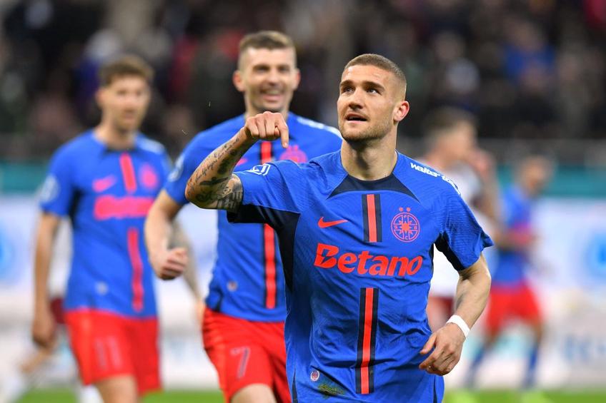 Daniel Bîrligea în FCSB - Rapid, foto: Ionuț Iordache