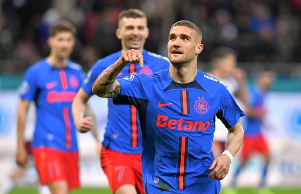 Daniel Bîrligea, revenire cu gol la FCSB: „O să ne distrăm în play-off”