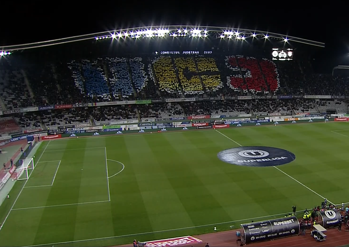 Scenografie U Cluj - CFR Cluj