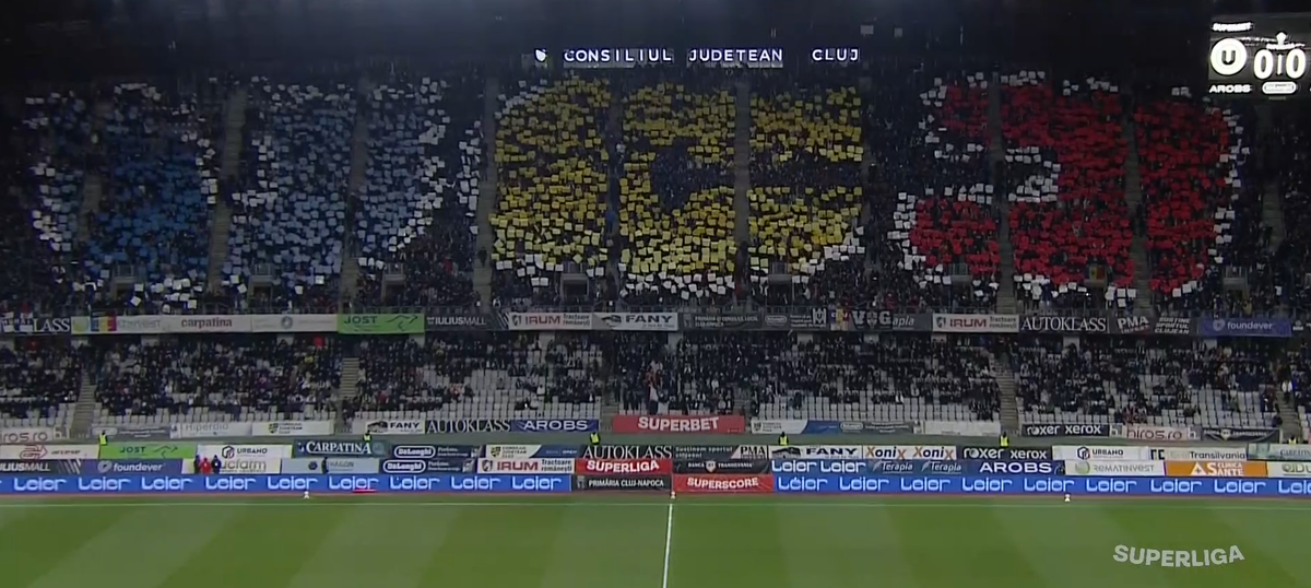 Scenografie U Cluj - CFR Cluj