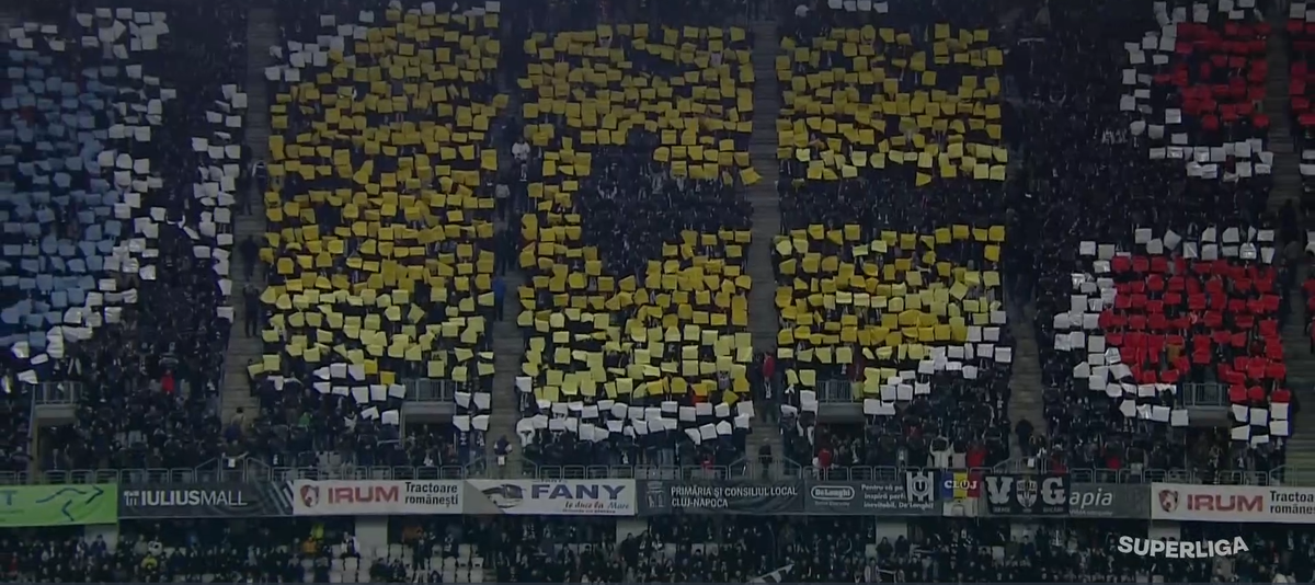 Scenografie U Cluj - CFR Cluj
