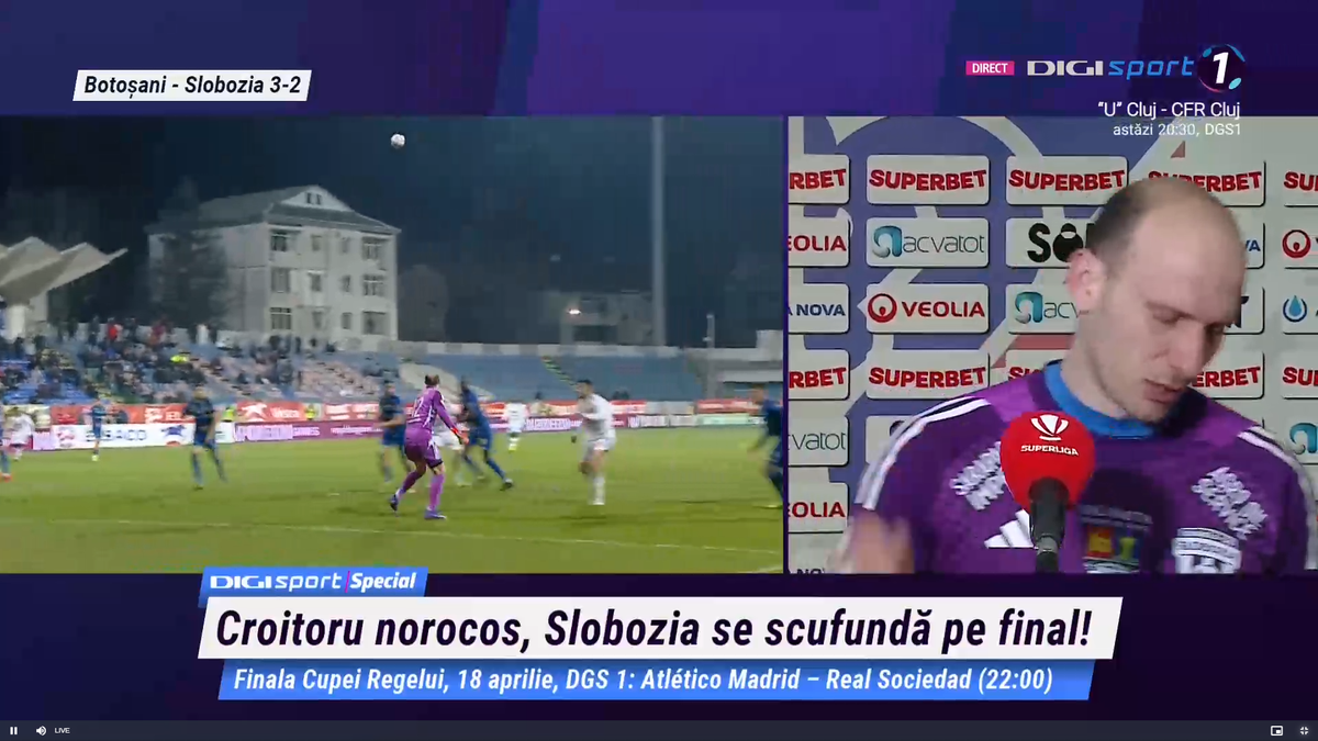 Fotbalistul a izbucnit în lacrimi și a plecat de la interviu: „Suntem ca după o înmormântare”