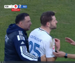 Mykola Kovtalyuk, cartonaș roșu în FC Botoșani - Unirea Slobozia // FOTO: captură Prima Sport