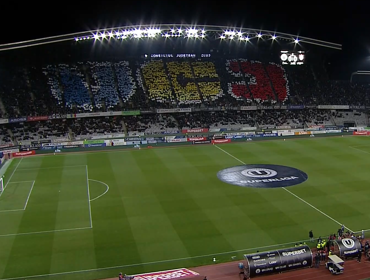 Scenografie U Cluj - CFR Cluj