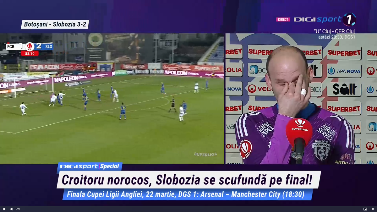 Fotbalistul a izbucnit în lacrimi și a plecat de la interviu: „Suntem ca după o înmormântare”