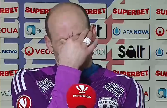 Fotbalistul a izbucnit în lacrimi și a plecat de la interviu: „Suntem ca după o înmormântare”