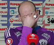 Denis Rusu, în lacrimi după înfrângerea de la ultima fază // FOTO Captură @Digi Sport 1