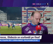 Denis Rusu, în lacrimi după Botoșani - Slobozia // FOTO: captură @Digi Sport