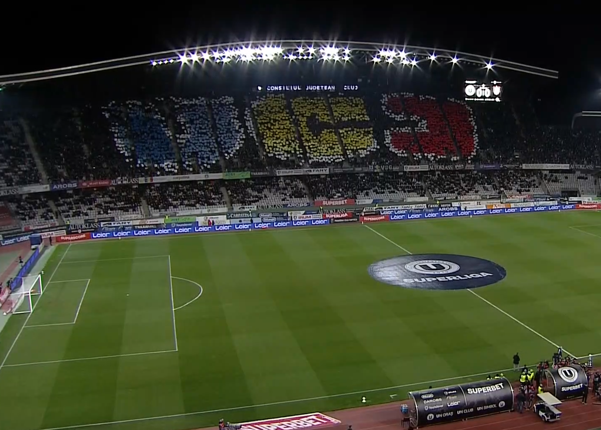 Scenografie U Cluj - CFR Cluj