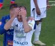 Mykola Kovtalyuk, autogol și cartonaș roșu într-un interval de 4 minute! // FOTO: captură Prima Sport