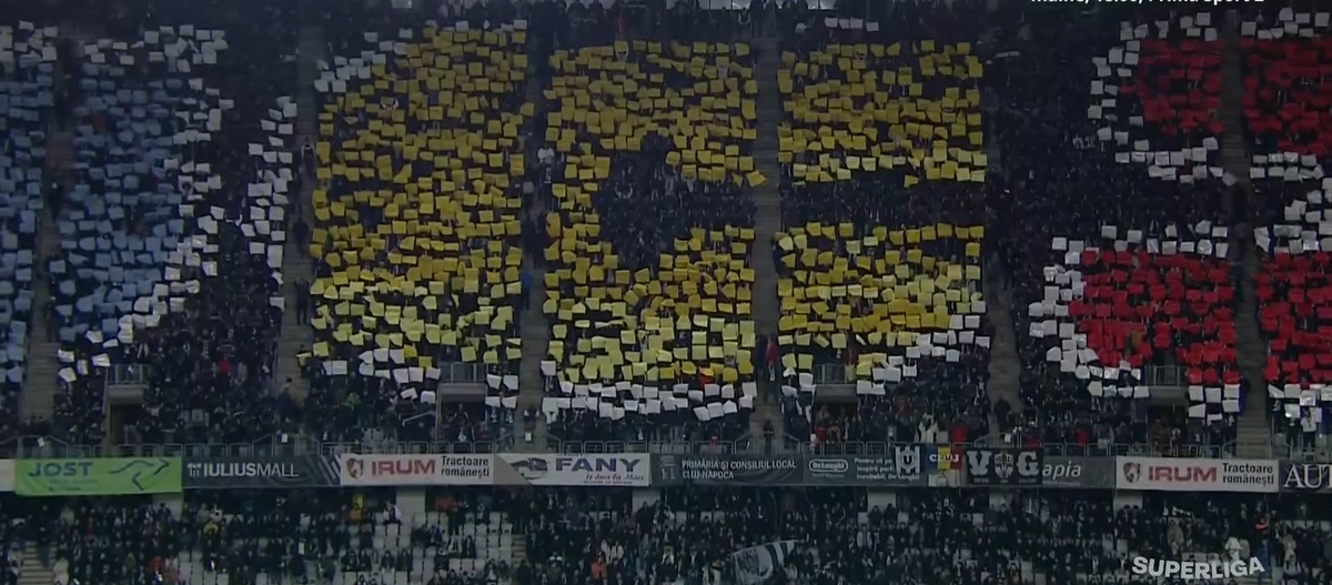 Scenografie U Cluj - CFR Cluj