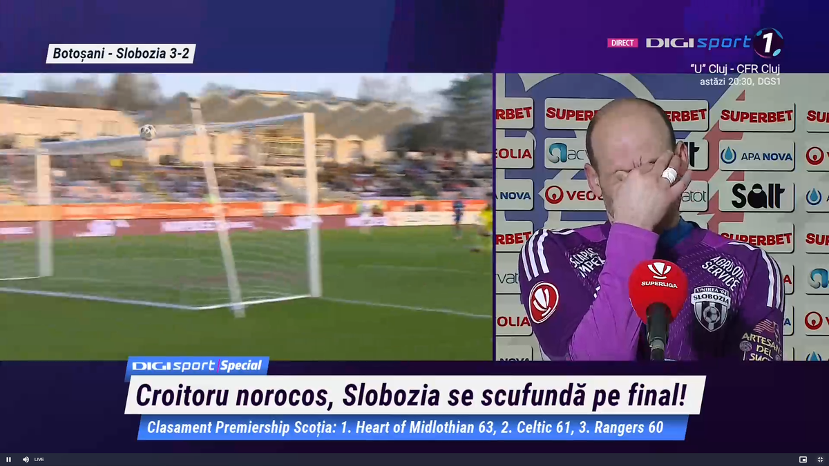 Fotbalistul a izbucnit în lacrimi și a plecat de la interviu: „Suntem ca după o înmormântare”