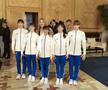 Nadia alături de tinerele gimnaste de la Onești FOTO Luminița Paul