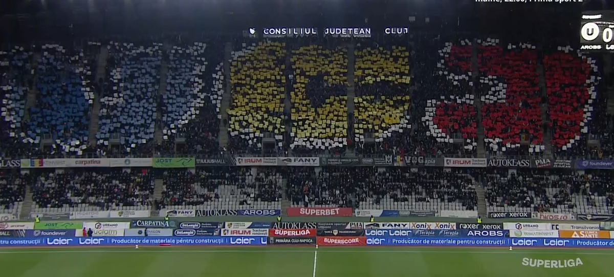 Scenografie U Cluj - CFR Cluj