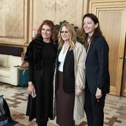 Nadia alături de Constantina Diță și Ana Maria Brânză FOTO Luminița Paul