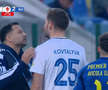 Mykola Kovtalyuk, cartonaș roșu în FC Botoșani - Unirea Slobozia // FOTO: captură Prima Sport