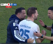 Mykola Kovtalyuk, cartonaș roșu în FC Botoșani - Unirea Slobozia // FOTO: captură Prima Sport