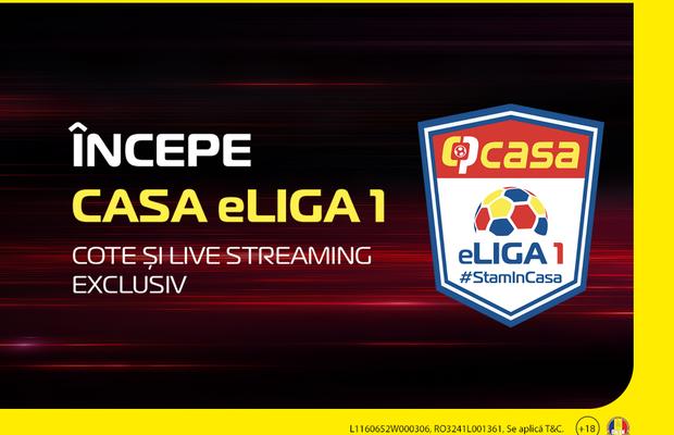 Liga 1 e din nou în ofertă! Pariezi pe derby-urile din Casa eLiga FIFA 20