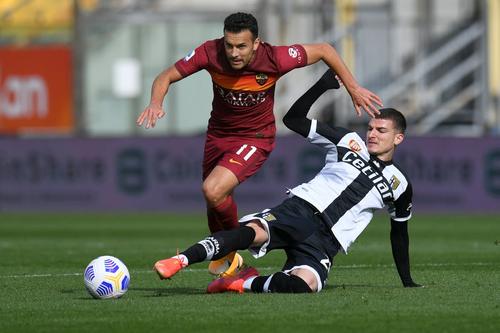 Valentin Mihăilă, în Parma - AS Roma // foto: Guliver/gettyimages