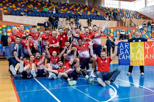 Gălățenii bucuroși după titlul adjudecat matematic FOTO sportpictures.eu