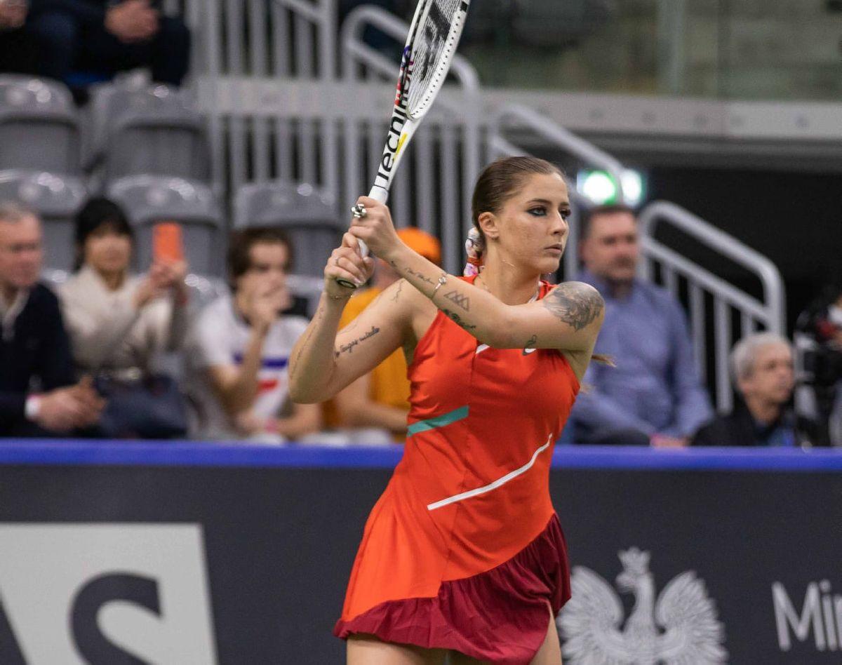 Polonia - România, Billie Jean King Cup, ziua 2: Iga Swiatek - Andreea Prisăcariu