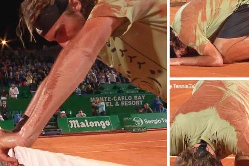 Stefanos Tsitsipas / Captură Tennis TV